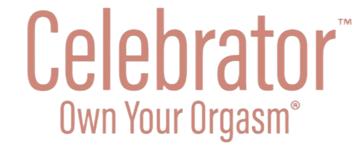 Celebrator Logo with own your orgasm"